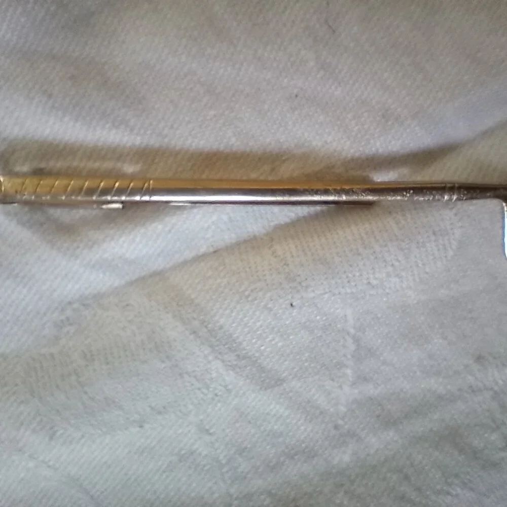 Vintage Hadley Money Clip or Tie Bar Yellow Gold Tone Made USA Golf Club